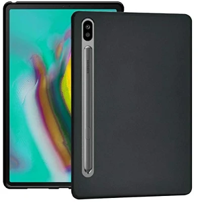 Afbeelding van Verco Hoes voor Samsung Galaxy Tab S6 10.5, beschermhoes tablet tas silicone case slim cover [T860 T865], zwart