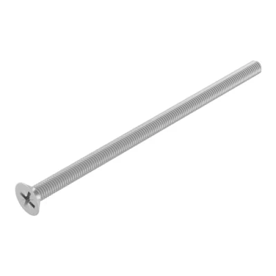 Afbeelding van SECCARO Verzinkschroef M5 x 100 mm, roestvrij staal V2A VA A2, DIN 965, kruiskop/pZ, volledige schroefdraad, 20 stuks