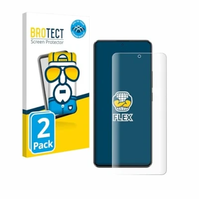 Afbeelding van BROTECT Screenprotector voor Xiaomi Poco X6 Folie Beschermfolie transparant volledig dekking (2 Stuks)