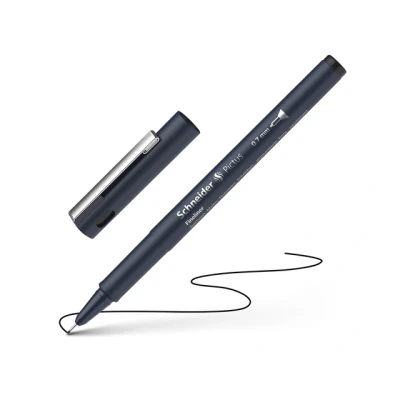 Afbeelding van 6x Fineliner Schneider Pictus 0,7 zwart