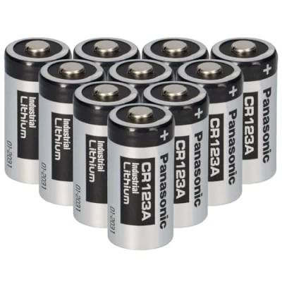 Afbeelding van 10x 3V CR123A DL123A batterijen CR17345 Ultra Lithium Foto Bulk Akkuman Edition