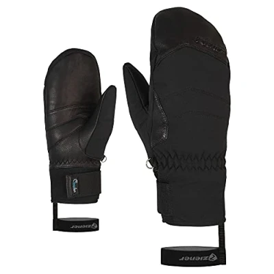 Afbeelding van Ziener Kalea Skiwanten/wintersport voor dames, waterdicht, extra warm, wol, zwart, 7,5