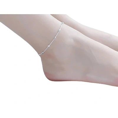 Afbeelding van N3 Collecties 925 sterling zilveren enkelband