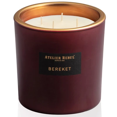 Afbeelding van Atelier Rebul Bereket Geurkaars 950 g 135 Branduren 4 Wieken Sojawas