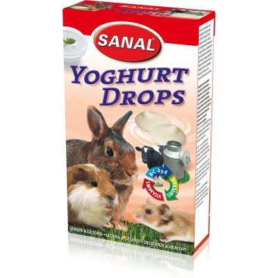 Afbeelding van Sanal Yoghurt Drops Knaagdiersnack 45 g