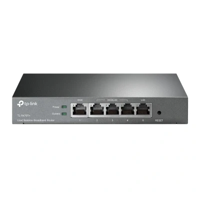 Afbeelding van TP Link TL R470T+ bedrade router Fast Ethernet Zwart