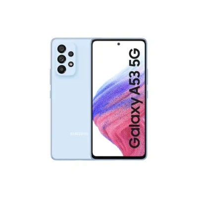 Afbeelding van Samsung Galaxy A53 5G Android Smartphone, display 6,5 inch, 6 GB RAM en 128 GB, Awesome Blue [Italiaanse versie] (gereviseerd)