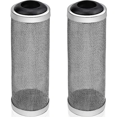 Afbeelding van ZTMAKYLH 2 stuks aquariumbeschermhoes, netfilterbescherming, aquariumfilter visnet, filterbescherming, beschermingsnetfilter, filter voor aquaria, tropische viskwekerijen,