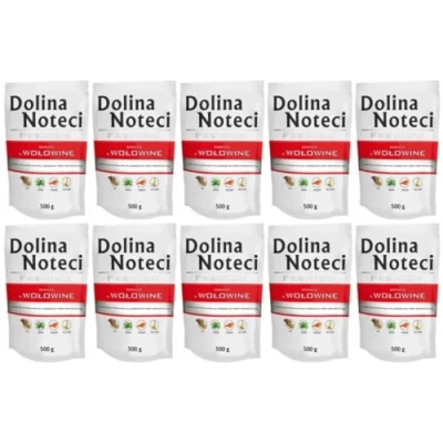 Afbeelding van 20 X 500 g Dolina Noteci Premium Pouches Rundvlees Hondenvoer