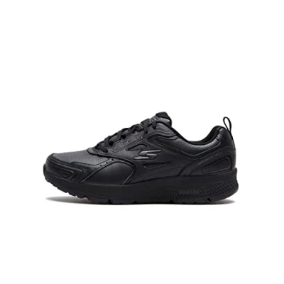 Afbeelding van Skechers Dames Go Run Consistent Broad Spectrum Sneaker, Zwart lederen Trim, 38 EU