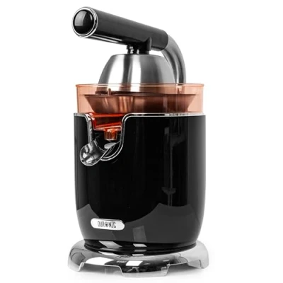 Afbeelding van Duronic JE605 Elektrische sappers, 600 W, citroenpers, 400 ml, citruspers, 2 kegels, sinaasappelpers, hoge sapwinning, roestvrijstalen fruitpers met zeef, citrusjuicer, sinaasappelpers