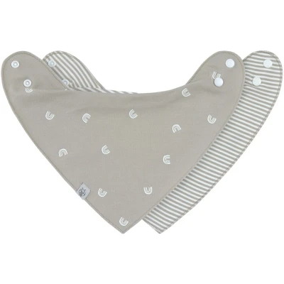 Afbeelding van Lassig Bandana 2 Pcs Rainbow Beige