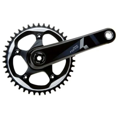 Afbeelding van Sram Road Force1 Crankset, Zwart BB30, 175 mm, 52t