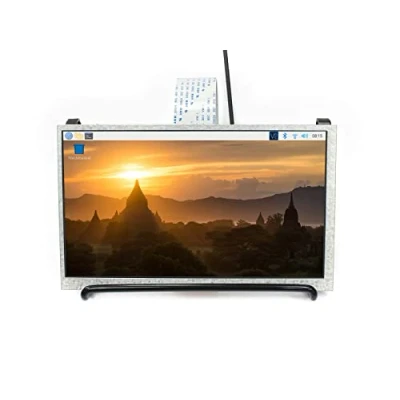 Afbeelding van Waveshare 7inch IPS LCD 1024X600 High Resolution Display Screen for Raspberry Pi 4 2B 3B 3B+ 3A+ Zero W WH Supports Raspbian Ubuntu OSMC DPI Interface