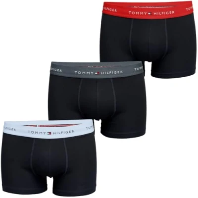 Afbeelding van TOMMY HILFIGER Heren 3P WB TRUNK UM0UM02763, Blauw, M, Blauw (Swt Blu/Mil Den/Prim Red), M