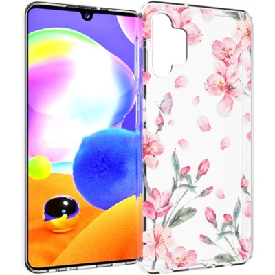 Afbeelding van Samsung Galaxy A32 (5G) Hoesje Siliconen en TPU (zacht) iMoshion Softcase/Backcover Roze Telefoonhoesje