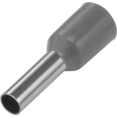 Afbeelding van TRU COMPONENTS 1091281 Adereindhulzen 2.5 mm² Deels geïsoleerd Grijs 100 stuk(s)