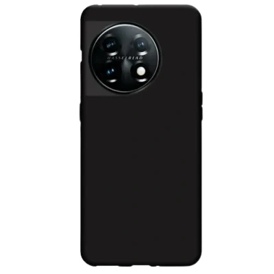 Afbeelding van Just in Case Soft Design OnePlus 11 Back Cover Zwart
