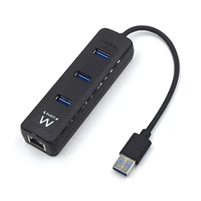 Afbeelding van Hub USB Ewent AAOAUS0127 3 x 3.1 RJ45 Plug and Play