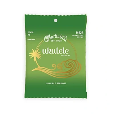 Afbeelding van Martin Strings M625 Graphite Gray Polygut snaren voor tenor uke