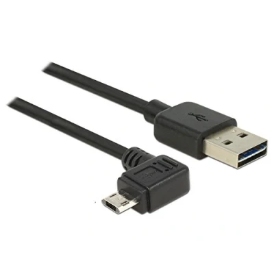 Afbeelding van Kabel EASY USB 2.0 A &gt; Micro B schuin links/rechts male/male De