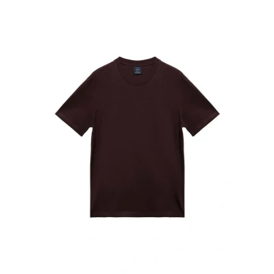 Afbeelding van Mango Tshirt basic, Heren, Maat: Small, Vin
