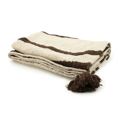 Afbeelding van By Boo Plaid Majani dark brown