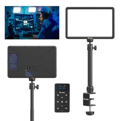 Afbeelding van ULANZI K20 Key Light LED videolamp met afstandsbediening, paneel voor professionele studio 600 lumen en 10 W, 11 inch dimbare 2500 K 9000 K, Youtube/livestream