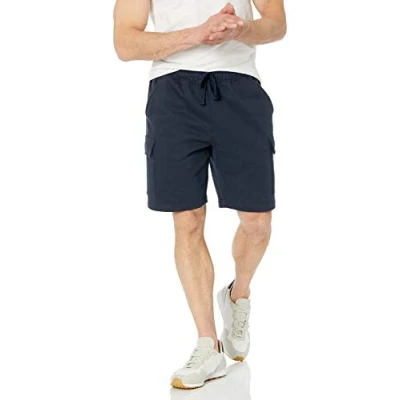 Afbeelding van Amazon Essentials Heren Fleece Cargo Short, Navy, X Large