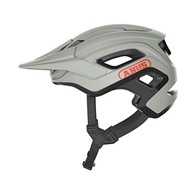 Afbeelding van ABUS CliffHanger MTB helm fietshelm voor veeleisende trails met grote ventilatieopeningen &amp; TriVider bandjessysteem mannen en vrouwen grijs, maat M