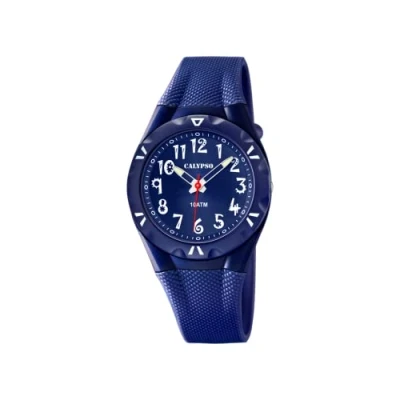 Afbeelding van Calypso K6064/3 Kinderhorloge Polshorloge Kunststof Blauw Ø 34mm