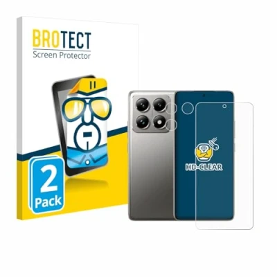Afbeelding van BROTECT (2 Stuks) Schermbeschermer voor Xiaomi 14T Pro (Voor+Camera) Screen Protector Transparant