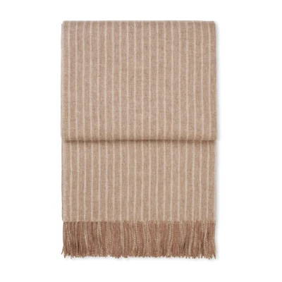Afbeelding van Wollen Plaid Camel Bruin 130 x 200 cm Elvang