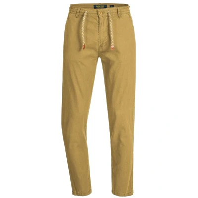 Afbeelding van Indicode Jeans Chino, Heren, Maat: Large, Light brown