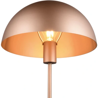 Afbeelding van Trio Design tafellampje Nola koffiebruin Ø 30cm 506290165