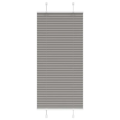 Afbeelding van vidaXL Plissé rolgordijn 55x150 cm stofbreedte 54,4 antraciet
