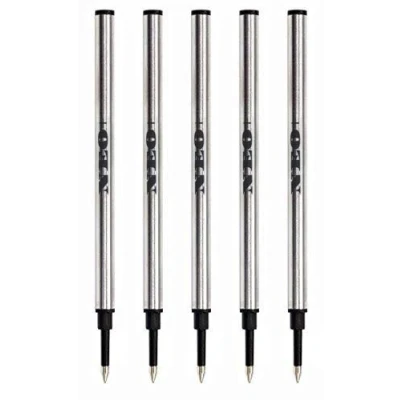 Afbeelding van Rollerball Pen Vullingen van NEO+, zwarte inkt (Pack 5) Compatibel met de meeste navulbare pennen