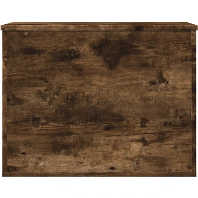 Afbeelding van vidaXL Opbergbox 60x42x46 cm bewerkt hout gerookt eikenkleurig