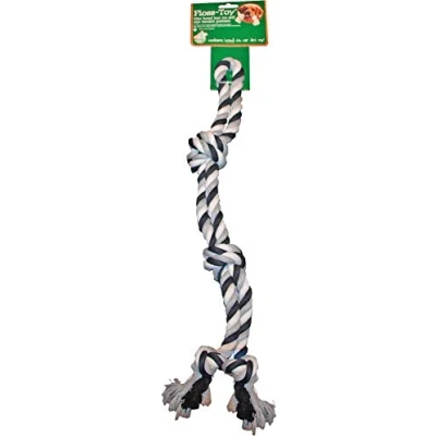 Afbeelding van Flosstoy halter klein zwart wit Gebr. de Boon