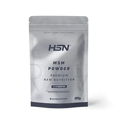 Afbeelding van HSN Raw MSM Powder MethylSulfonylmethane Bone and Joint Health Bioavailable form of sulfur powder, Vegan, Gluten Free, Lactose 150g...