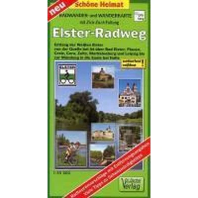 Afbeelding van Elsterradweg Radwander und Wanderkarte 1 : 35 000