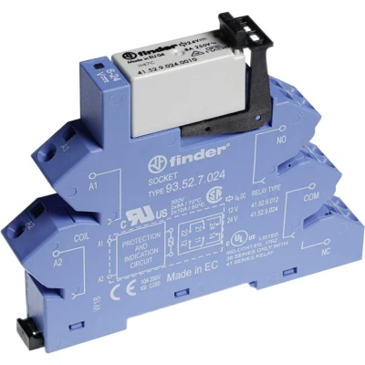 Afbeelding van Finder 38.62.7.024.5050 Koppelrelais 24 V/DC 8 A 2x wisselcontact 10 stuk(s)