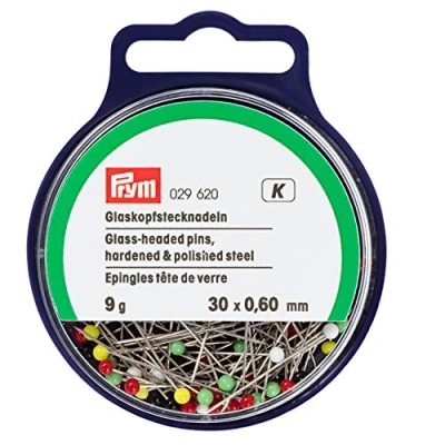 Afbeelding van Prym Glass Silver Assorted (0,60 x 30 mm) kopspelden 1 Stuk