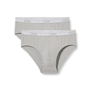 Afbeelding van Sloggi MEN GO 2 PACK Slip, Heren, Maat: XXL, Grey combination