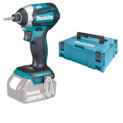 Afbeelding van Makita DTD154ZJ 18V Li ion accu slagschroevendraaier body in Mbox koolborstelloos