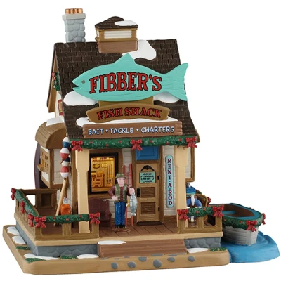 Afbeelding van Lemax Fibber&#039;s Fish Shack