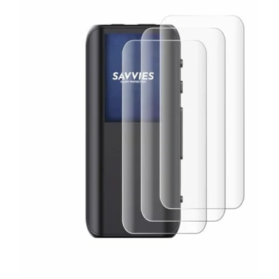 Afbeelding van Savvies Screenprotector voor FiiO BTR15 Folie Beschermfolie transparant volledig dekking (4 Stuks)