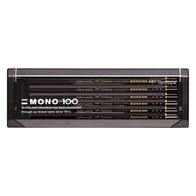 Afbeelding van Tombow Mono 100 F potlood hardheid F, set van 12