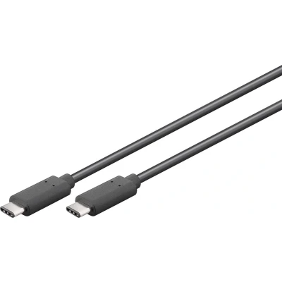 Afbeelding van USB C naar kabel USB3.0 tot 20V/3A / zwart 1 meter
