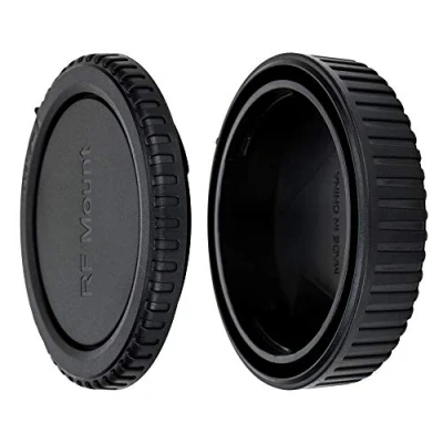 Afbeelding van JJC Behuizing + Lensdop (achter) voor Canon RF Camera&#039;s EOS R Ra RP R3 R5 R5c R6 R6II R7 R8 R10 R50 R100 enz. en Mount Objectief (1 Set)
